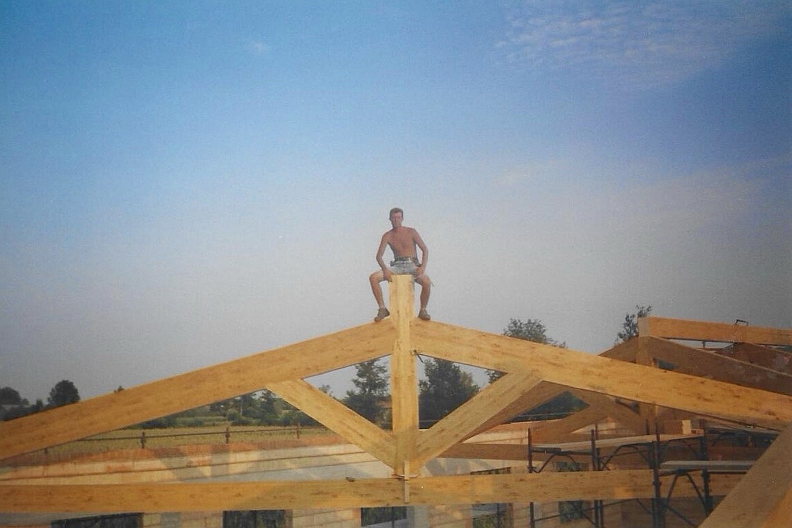 Tetto in legno realizzato da Papaj