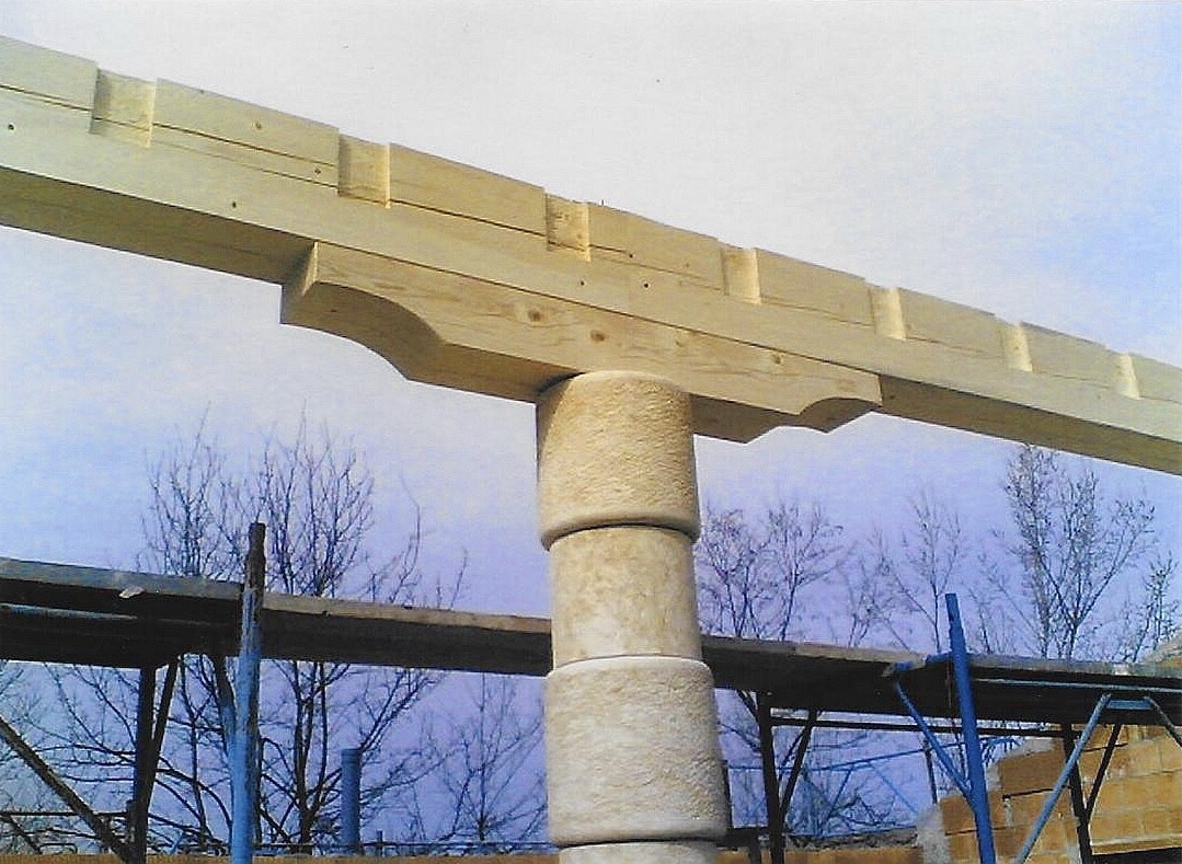 Tetto in legno realizzato da Papaj