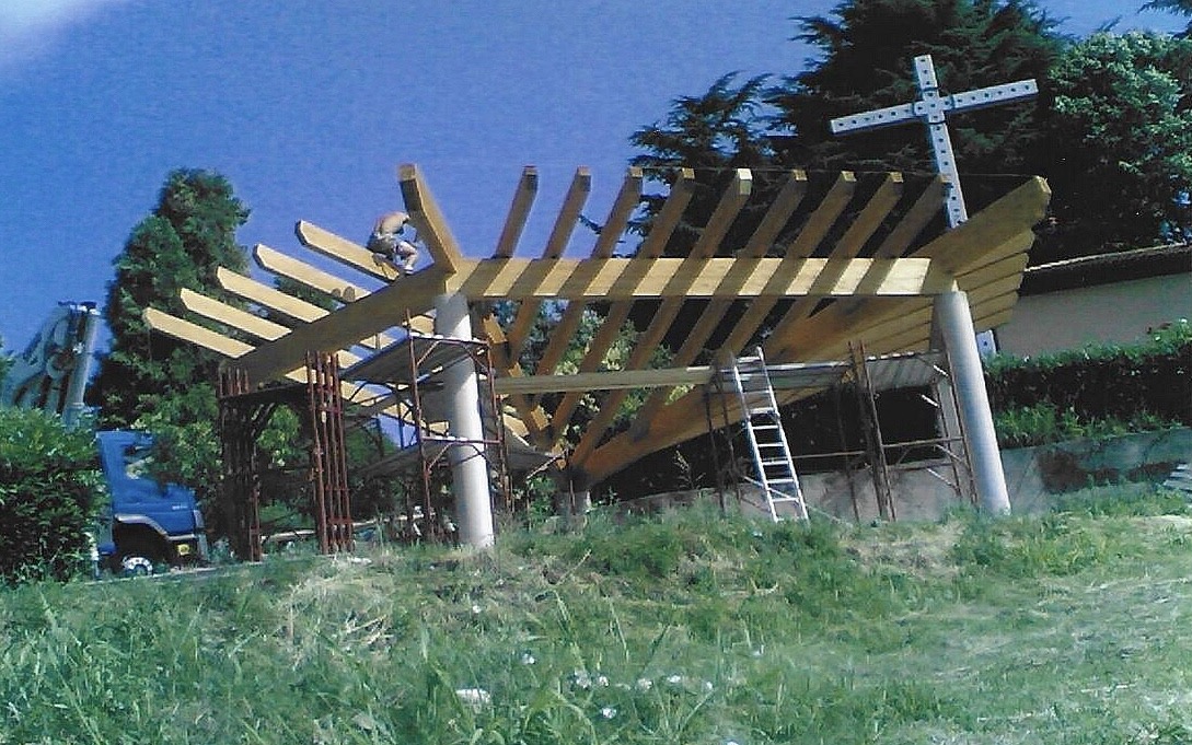 Tetto in legno realizzato da Papaj